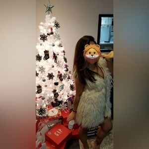 CO-OP Barney’s New York Furry Vest